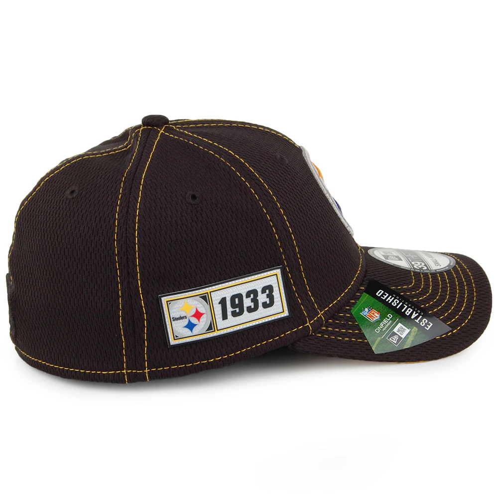 New Era 39THIRTY Pittsburgh Steelers Baseball Cap - NFL Onfield Road - Schwarz - Image 3