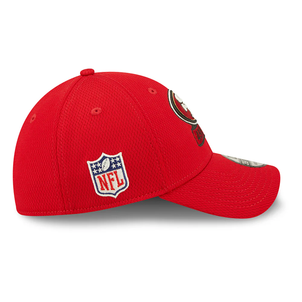 New Era 39THIRTY San Francisco 49ers Baseball Cap - NFL Sideline On Field - Rot - Image 5