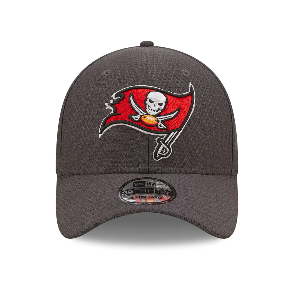 New Era 39THIRTY Tampa Bay Buccaneers Baseball Cap - NFL Hex Tech - Grau - Image 2