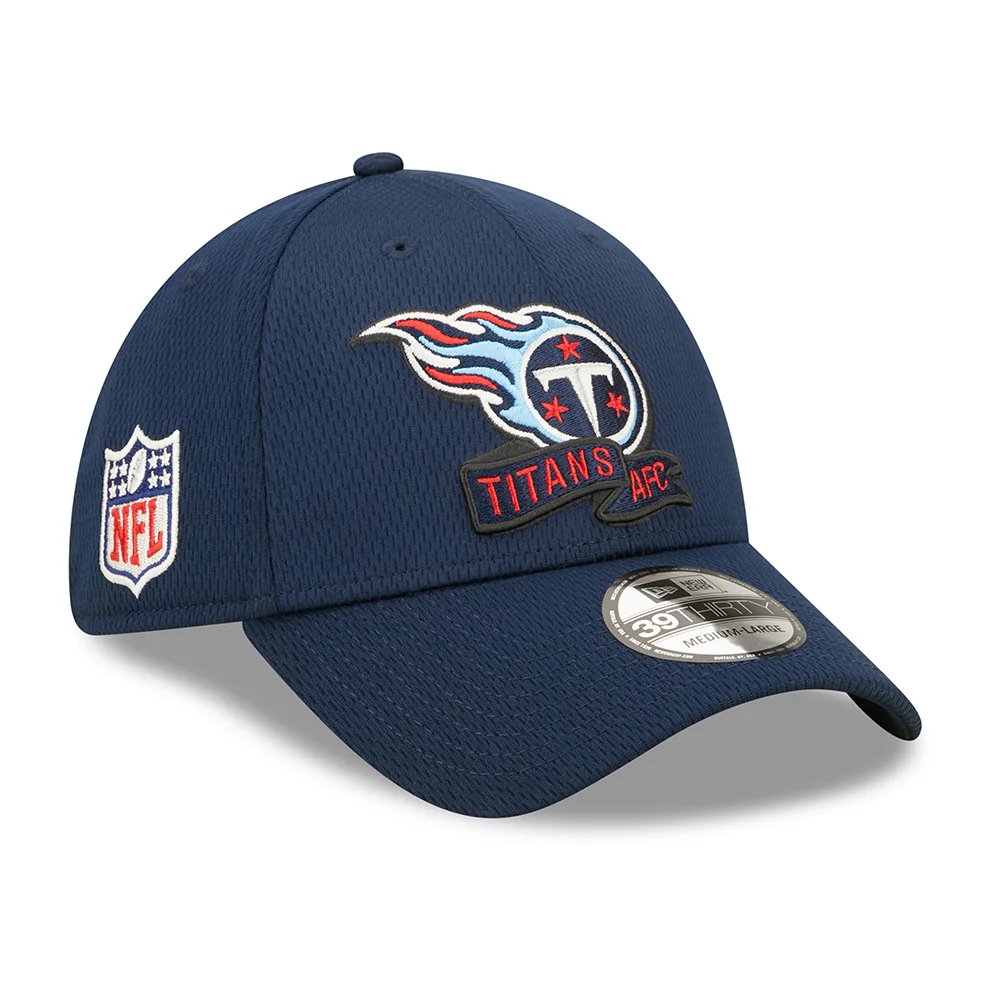 New Era 39THIRTY Tennessee Titans Baseball Cap - NFL Sideline On Field - Blau - Image 3