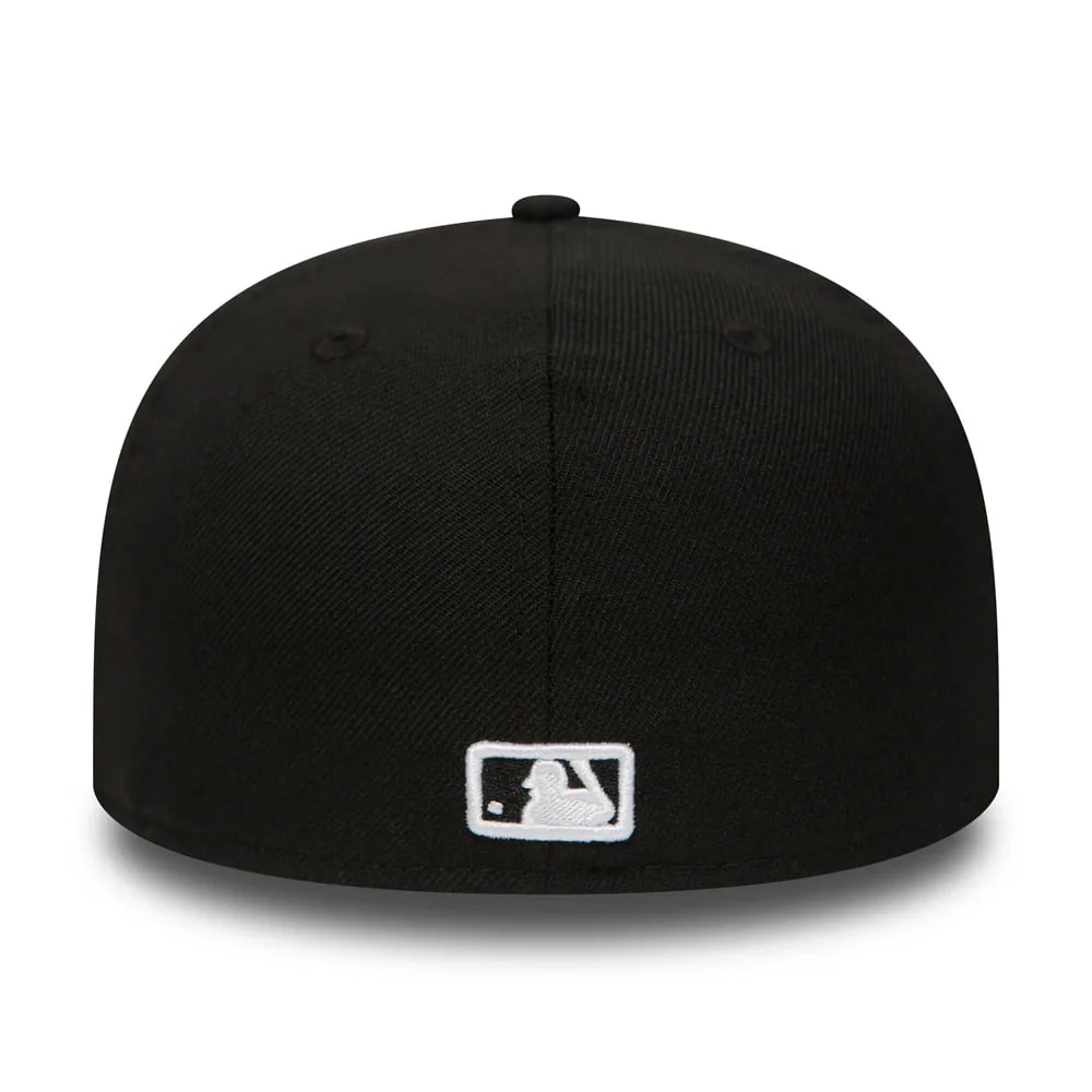 New Era 59FIFTY Atlanta Braves Cap - MLB Basic - Schwarz-Weiß - Image 3