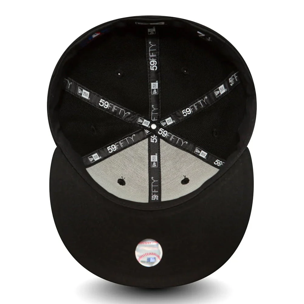 New Era 59FIFTY Atlanta Braves Cap - MLB Basic - Schwarz-Weiß - Image 4