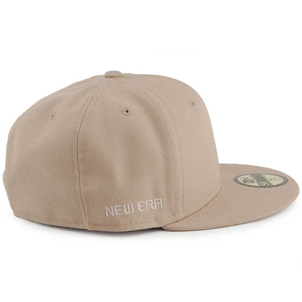 New Era 59FIFTY Baseball Cap - NE Side - Khaki - Image 3