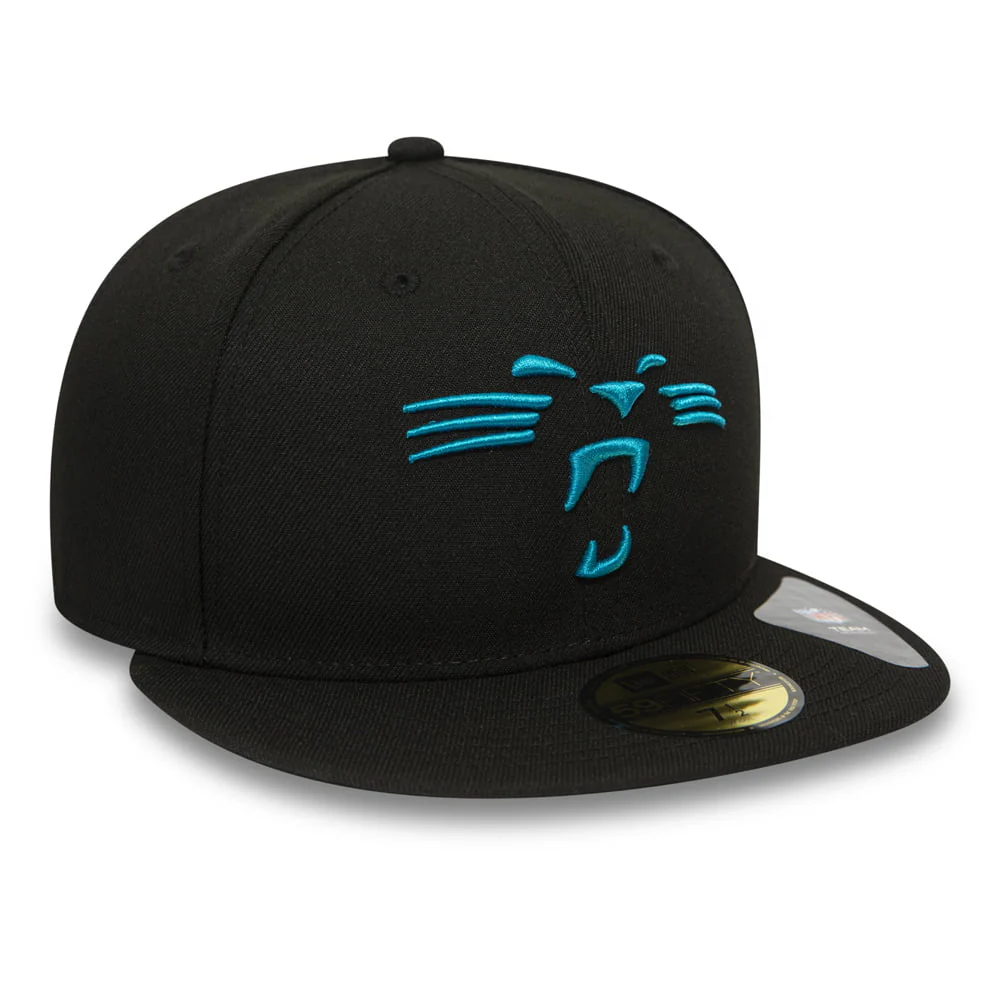 New Era 59FIFTY Carolina Panthers Baseball Cap - NFL Team Tonal Shadow Logo - Schwarz - Image 3