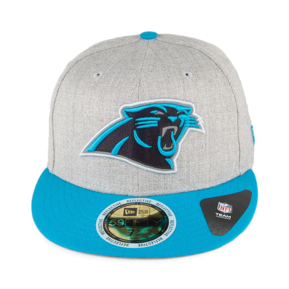 New Era 59FIFTY Carolina Panthers Baseball Cap - Reflective Heather - Grau-Blau - Image 2