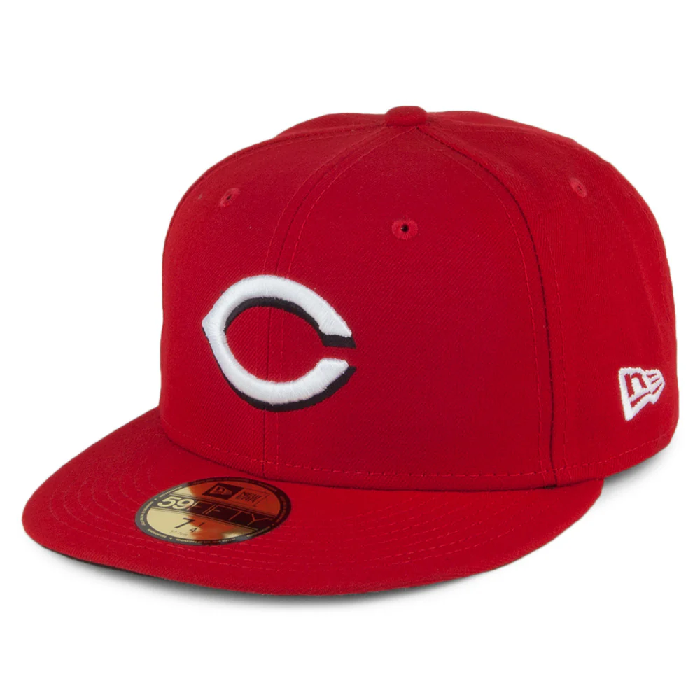 New Era 59FIFTY Cincinnati Baseball Cap - MLB On Field AC Perf - Rot
