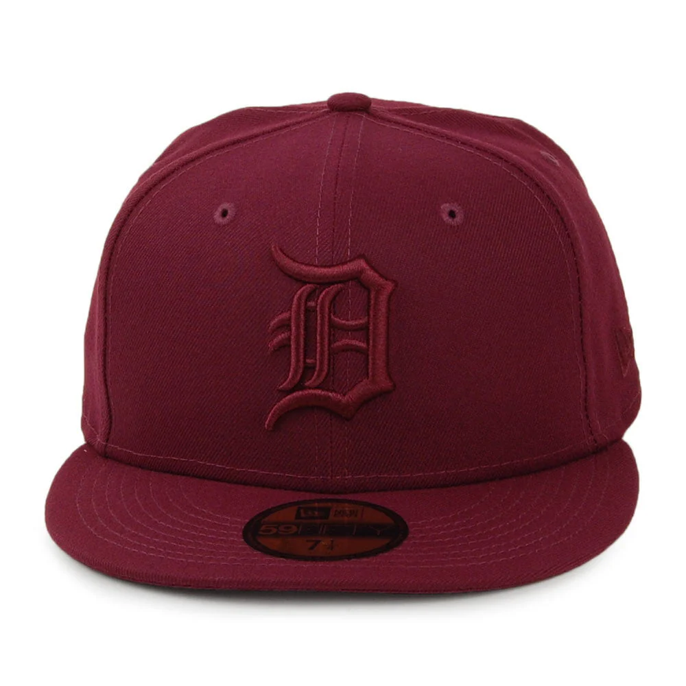 New Era 59FIFTY Detroit Tigers Baseball Cap - MLB Essential - Burgunderrot - Image 2