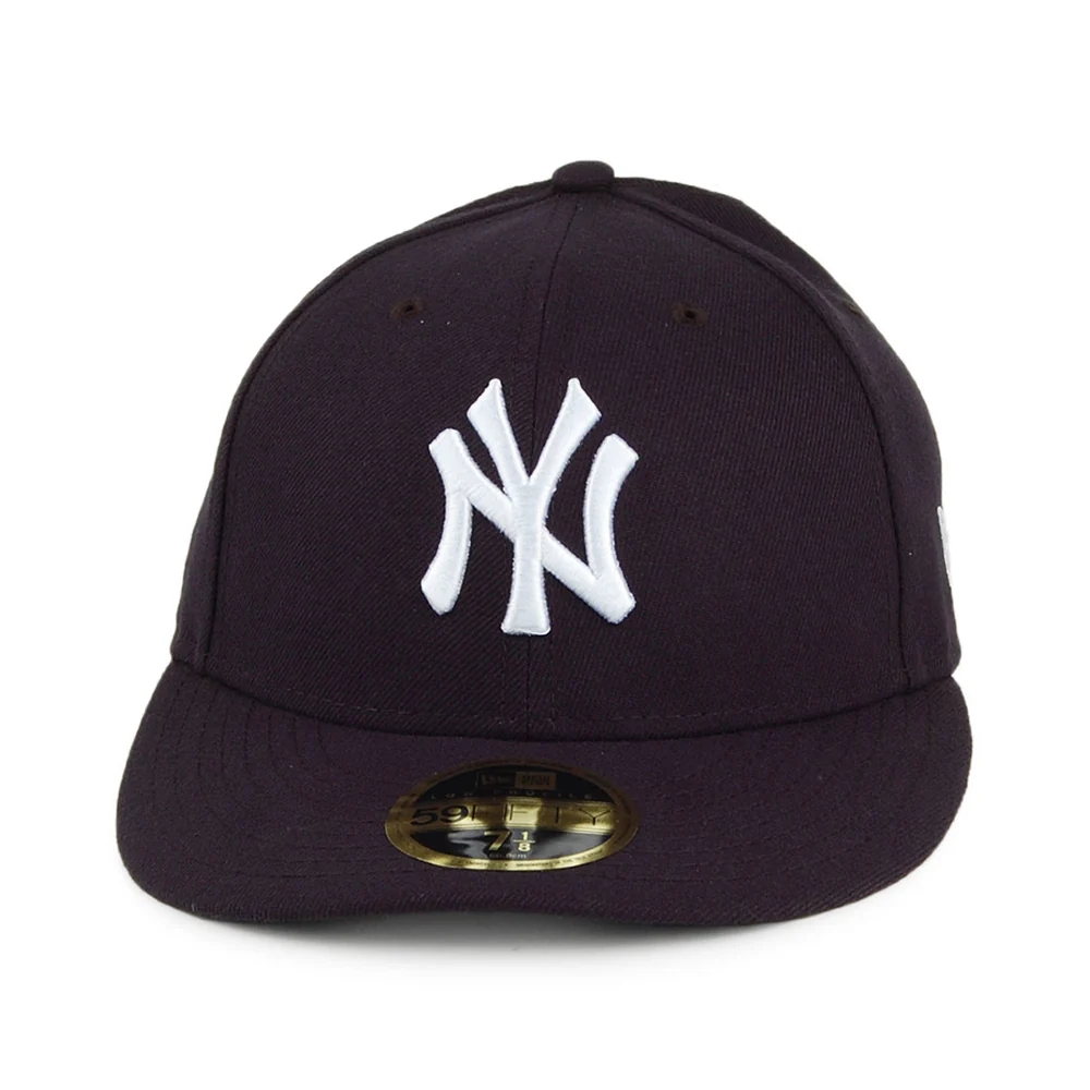 New Era 59FIFTY Flaches Profil New York Yankees Baseball Cap - Low Profile - Marineblau - Image 2