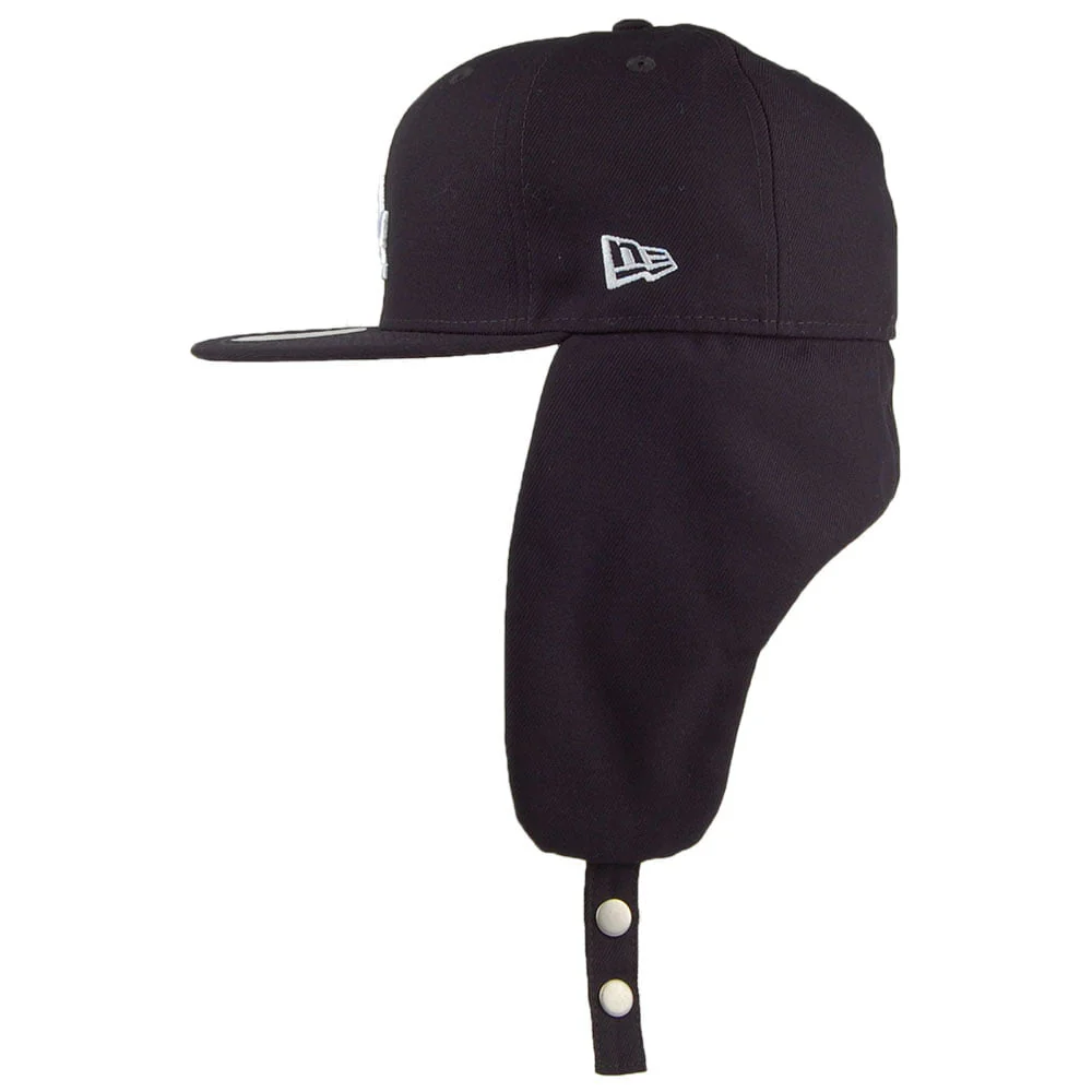 New Era 59FIFTY L.A. Dodgers Baseball Cap mit Ohrenklappen - MLB Dogear - Marineblau-Weiß - Image 2