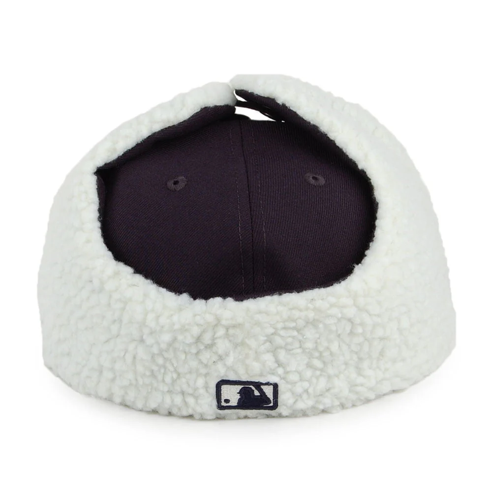 New Era 59FIFTY L.A. Dodgers Baseball Cap mit Ohrenklappen - MLB Dogear - Marineblau-Weiß - Image 4