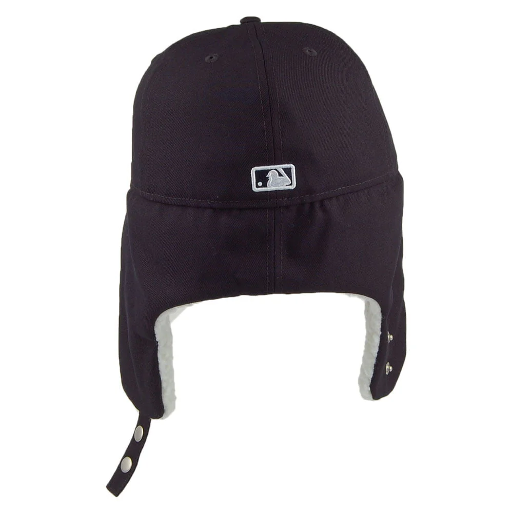 New Era 59FIFTY L.A. Dodgers Baseball Cap mit Ohrenklappen - MLB Dogear - Marineblau-Weiß - Image 5
