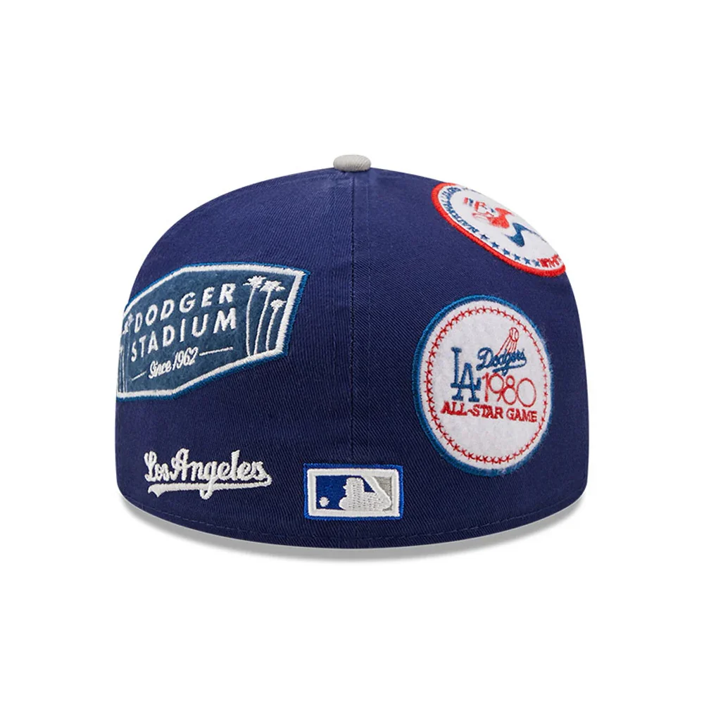 New Era 59FIFTY L.A. Dodgers Baseball Cap - MLB Cooperstown Patch - Blau - Image 4