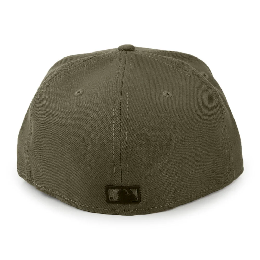 New Era 59FIFTY L.A. Dodgers Baseball Cap MLB Essential - Olivgrün - Image 3