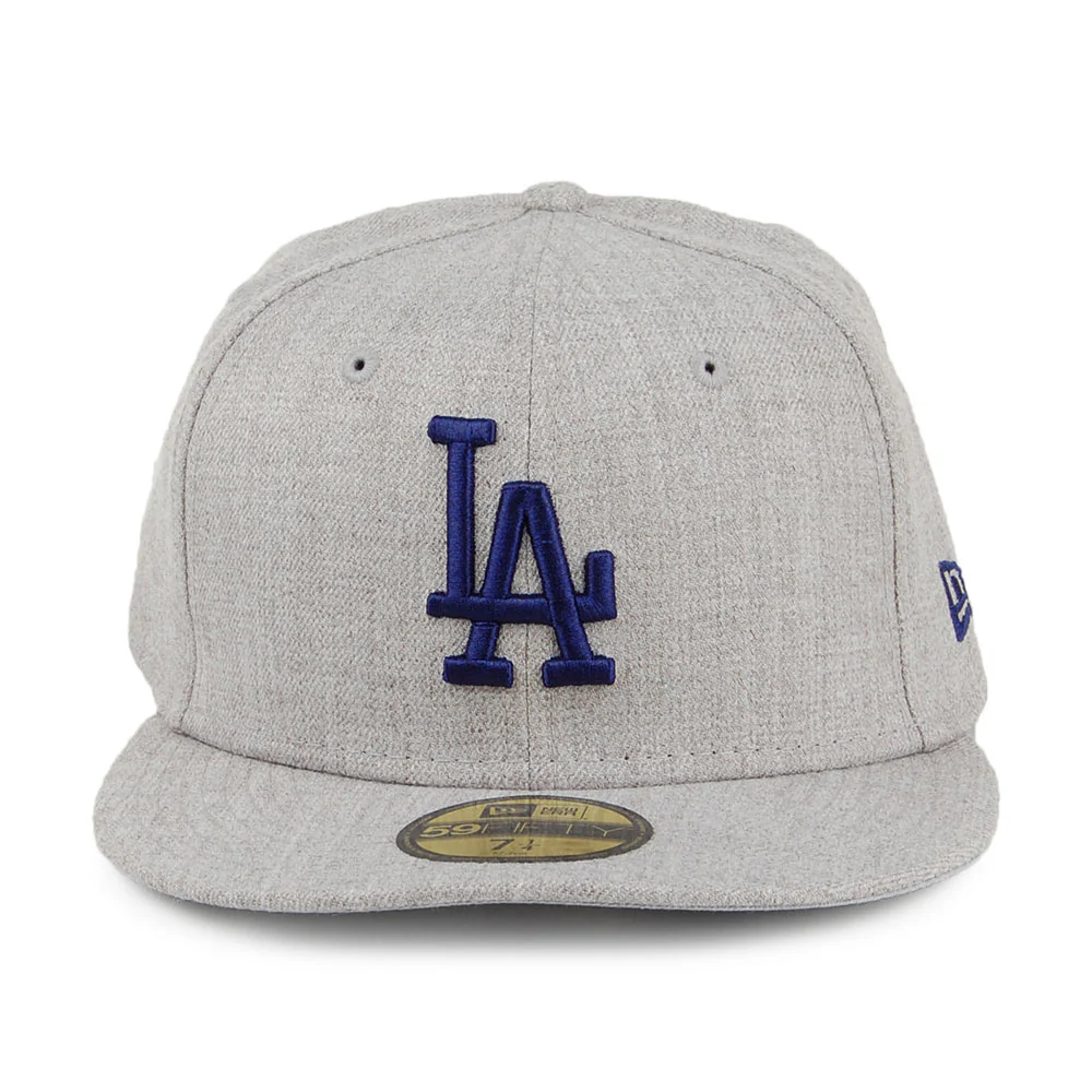 New Era 59FIFTY L.A. Dodgers Baseball Cap - MLB Heather Gray Series - Meliertes Grau - Image 2