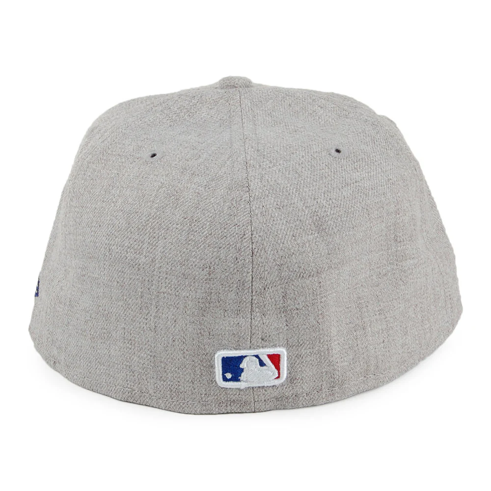 New Era 59FIFTY L.A. Dodgers Baseball Cap - MLB Heather Gray Series - Meliertes Grau - Image 3