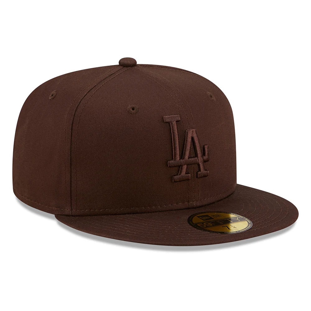 New Era 59FIFTY L.A. Dodgers Baseball Cap - MLB League Essential - Braun - Image 3