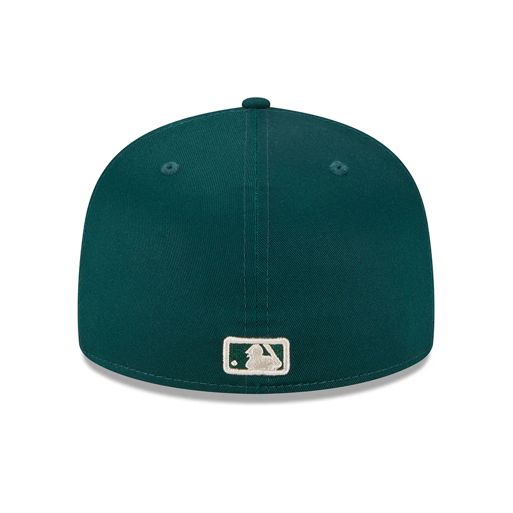 New Era 59FIFTY L.A. Dodgers Baseball Cap - MLB League Essential - Dunkelgrün-Steingrau - Image 4