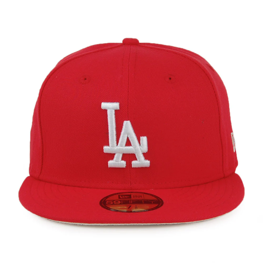 New Era 59FIFTY L.A. Dodgers Baseball Cap - MLB League Essential - Scharlachrot - Image 2