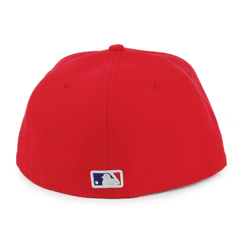 New Era 59FIFTY L.A. Dodgers Baseball Cap - MLB League Essential - Scharlachrot - Image 3