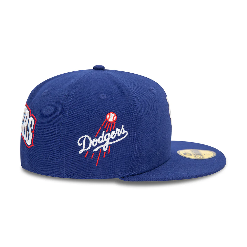 New Era 59FIFTY L.A. Dodgers Baseball Cap - MLB Upside Down AOP - Königsblau-Weiß - Image 4