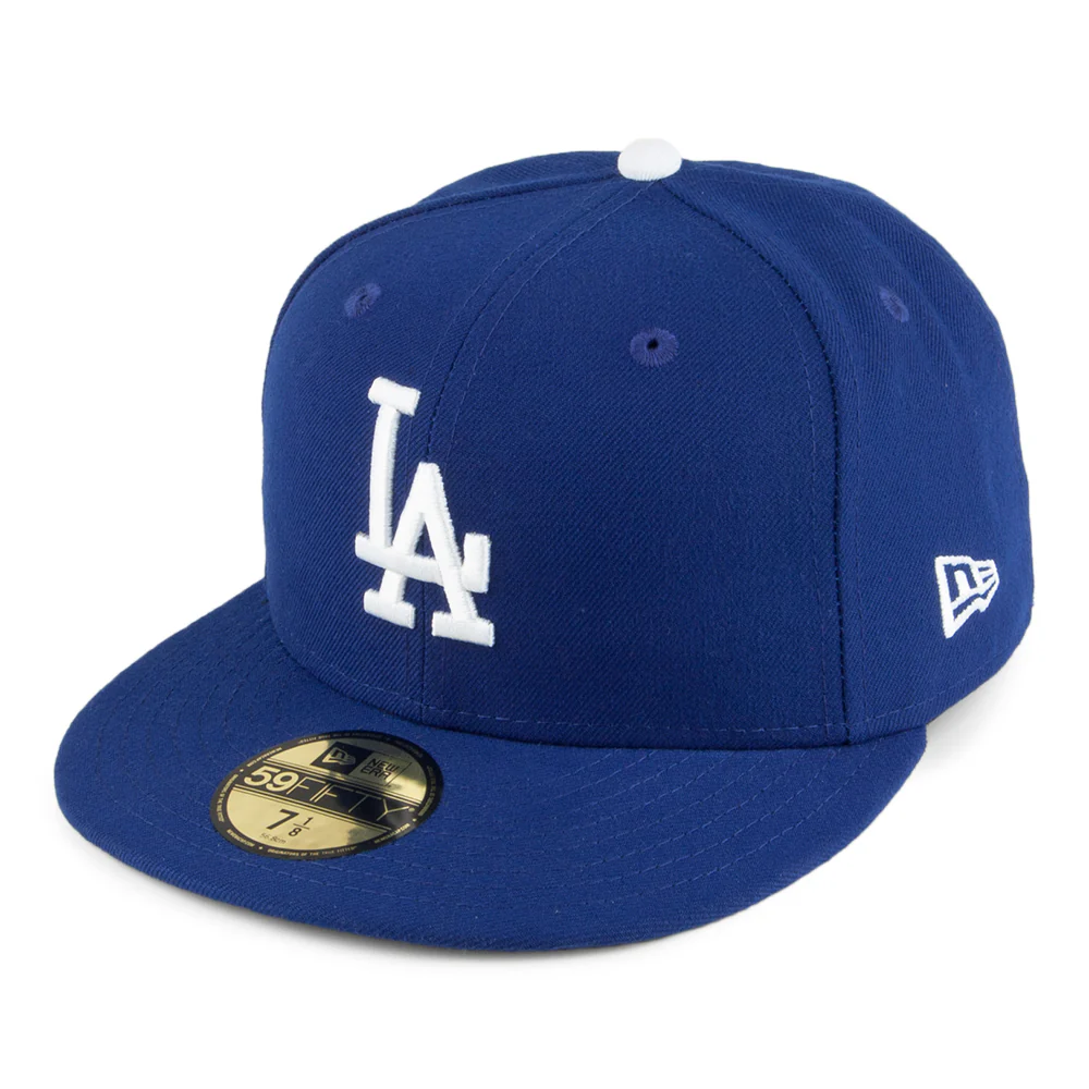 New Era 59FIFTY L.A. Dodgers Baseball Cap - MLB On Field AC Perf - Blau