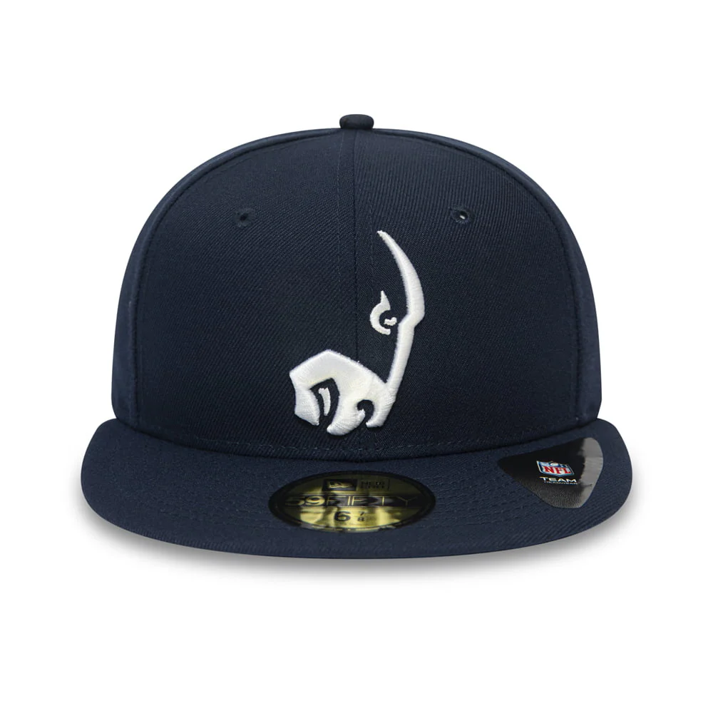New Era 59FIFTY Los Angeles Rams Baseball Cap - NFL Team Tonal Shadow Logo - Marineblau - Image 2