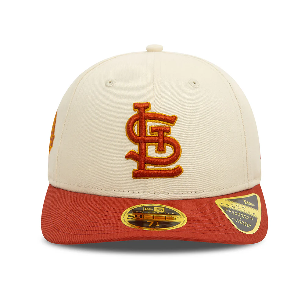 New Era 59FIFTY Low Profile St. Louis Cardinals Baseball Cap - MLB Seasonal World Series - Helles Cremefarben-Rostrot - Image 2