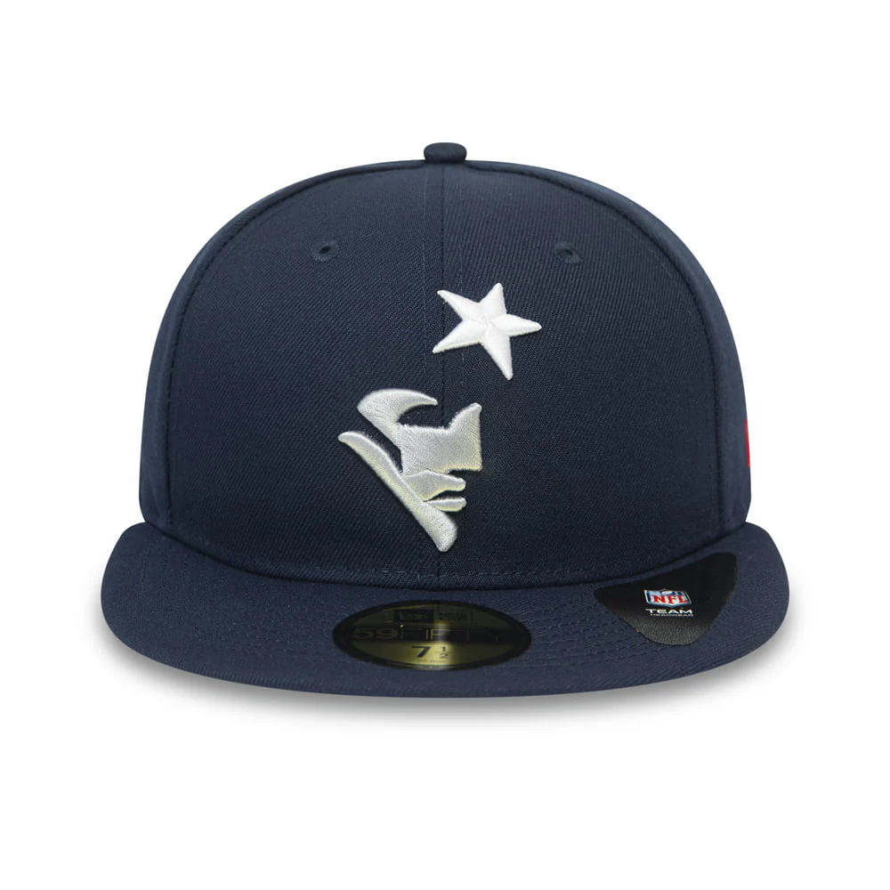 New Era 59FIFTY New England Patriots Baseball Cap - NFL Team Tonal Shadow Logo - Marineblau - Image 2