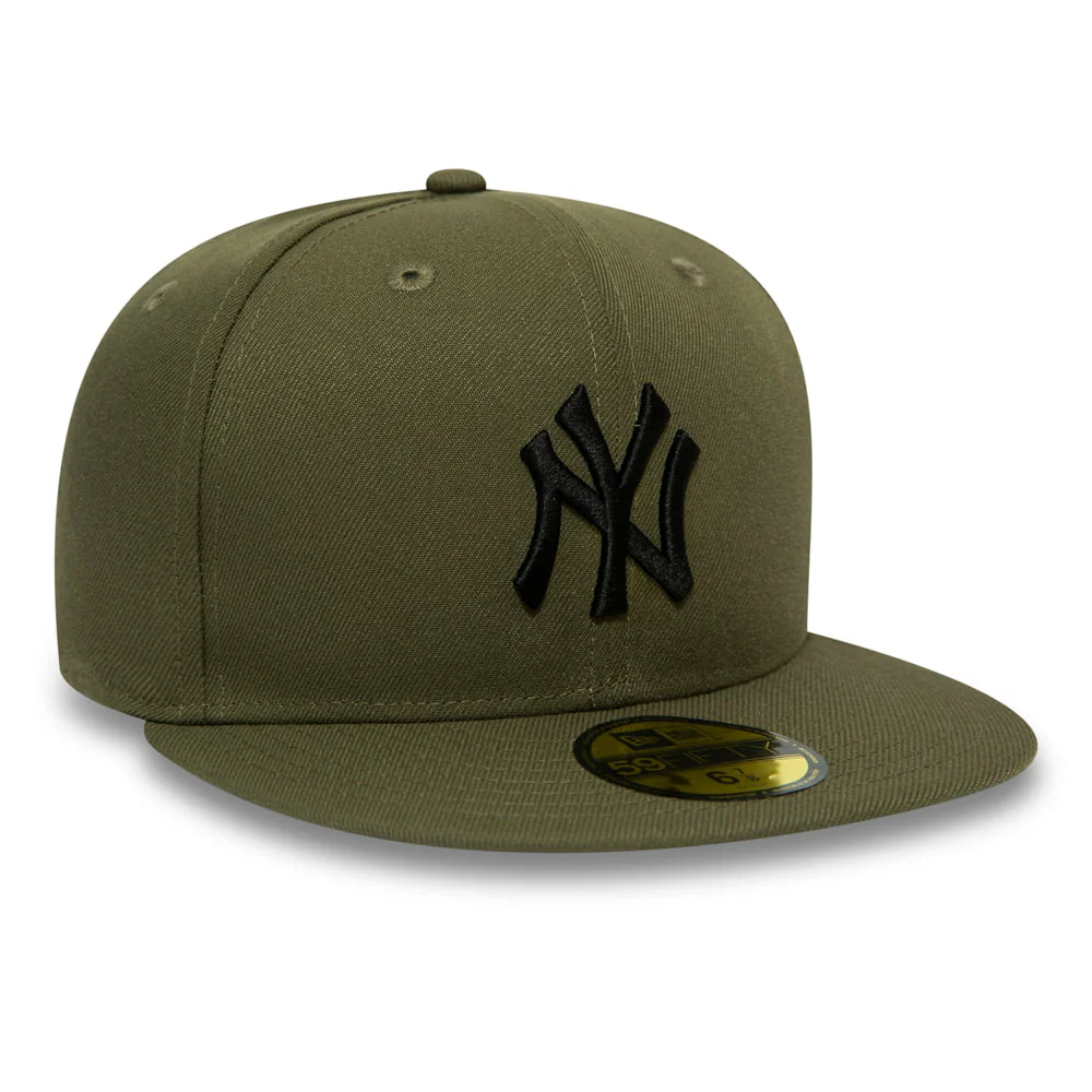 New Era 59FIFTY New York Yankees Baseball Cap League Essential - Olivgrün-Schwarz - Image 3
