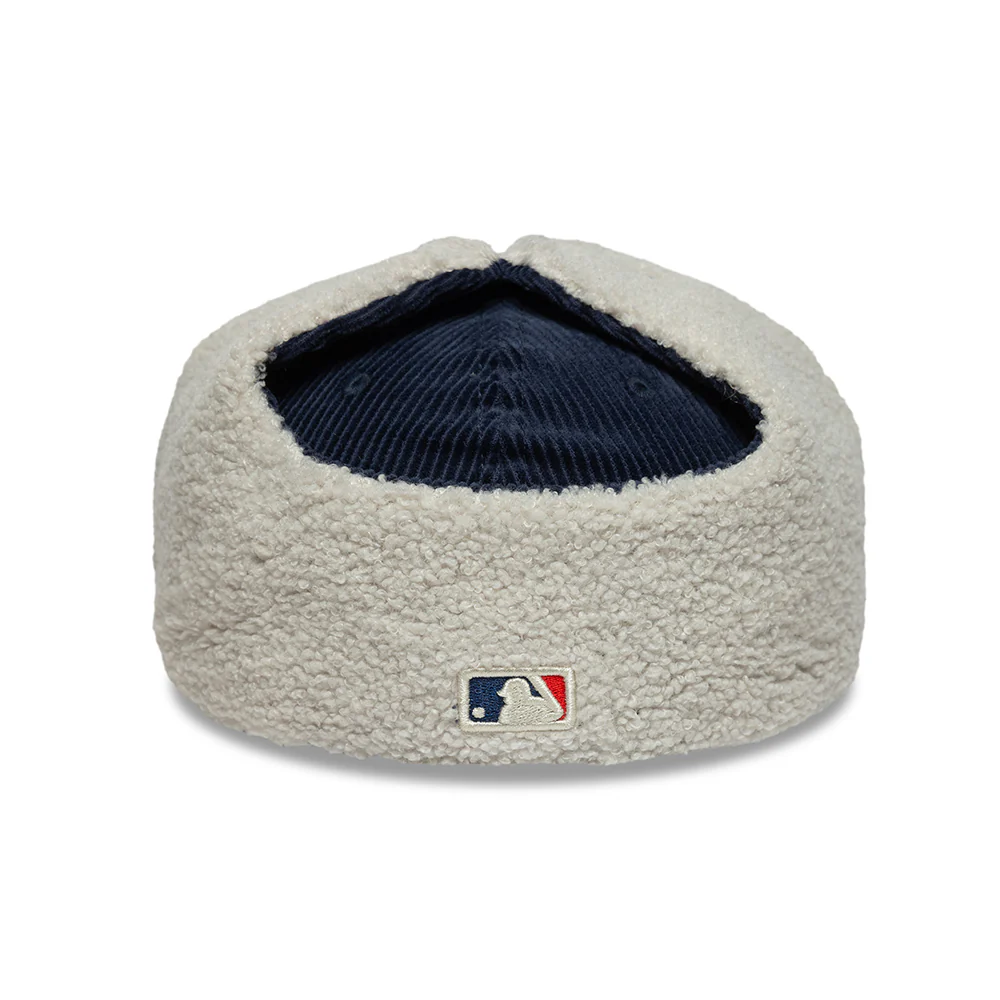 New Era 59FIFTY New York Yankees Baseball Cap mit Ohrenklappen - MLB Cord Dogear - Marineblau - Image 5