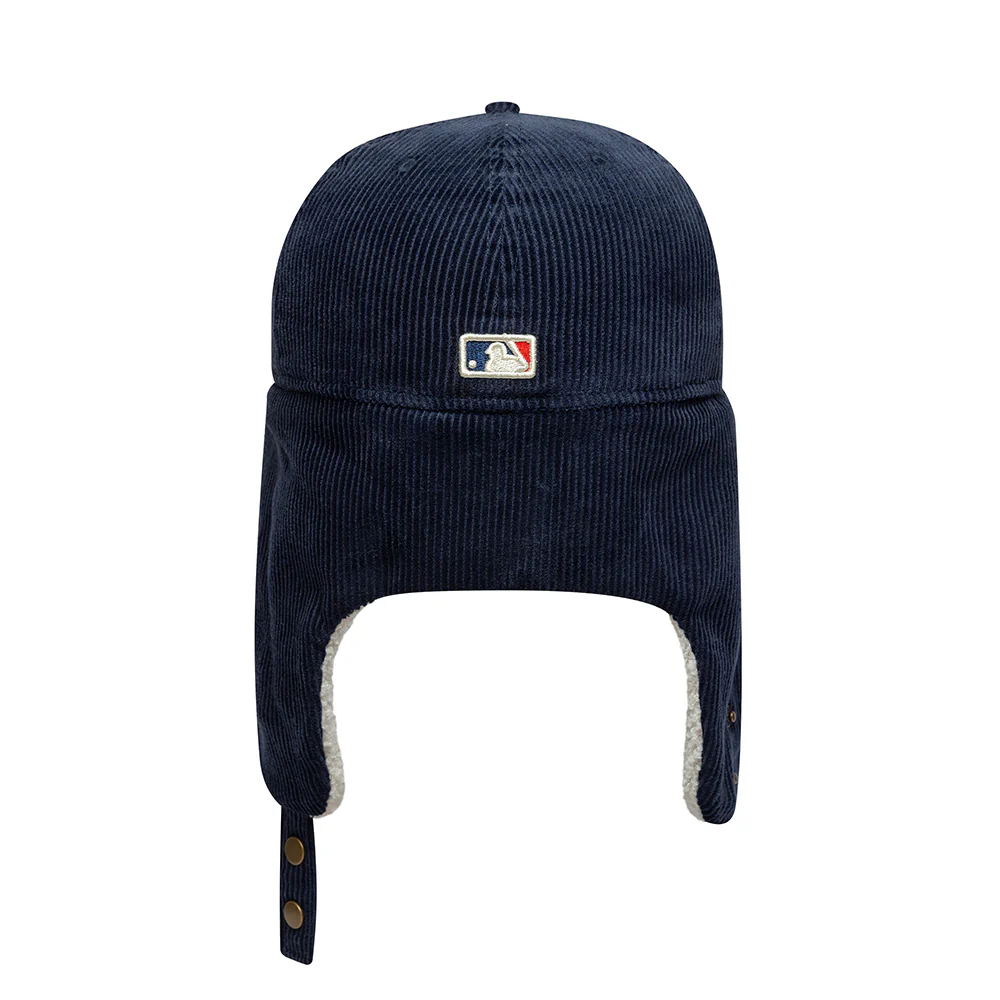 New Era 59FIFTY New York Yankees Baseball Cap mit Ohrenklappen - MLB Cord Dogear - Marineblau - Image 8