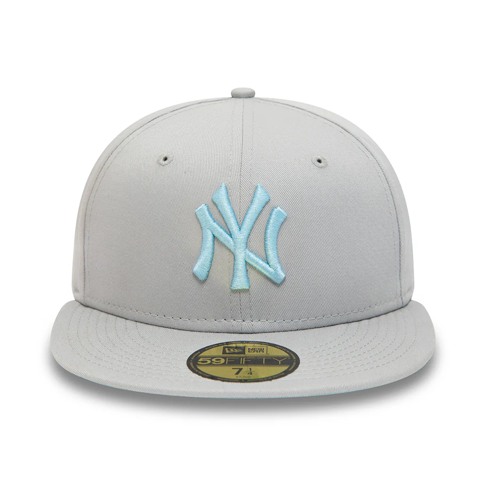 New Era 59FIFTY New York Yankees Baseball Cap - MLB League Essential - Hellgrau-Hellblau - Image 2