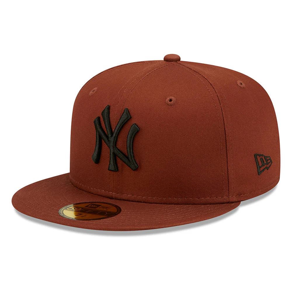 New Era 59FIFTY New York Yankees Baseball Cap - MLB League Essential II - Braun-Schwarz