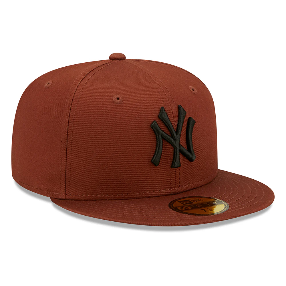 New Era 59FIFTY New York Yankees Baseball Cap - MLB League Essential II - Braun-Schwarz - Image 3