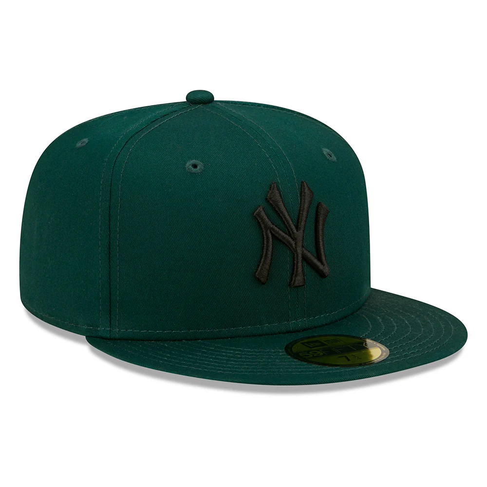 New Era 59FIFTY New York Yankees Baseball Cap - MLB League Essential II - Dunkelgrün-Schwarz - Image 3