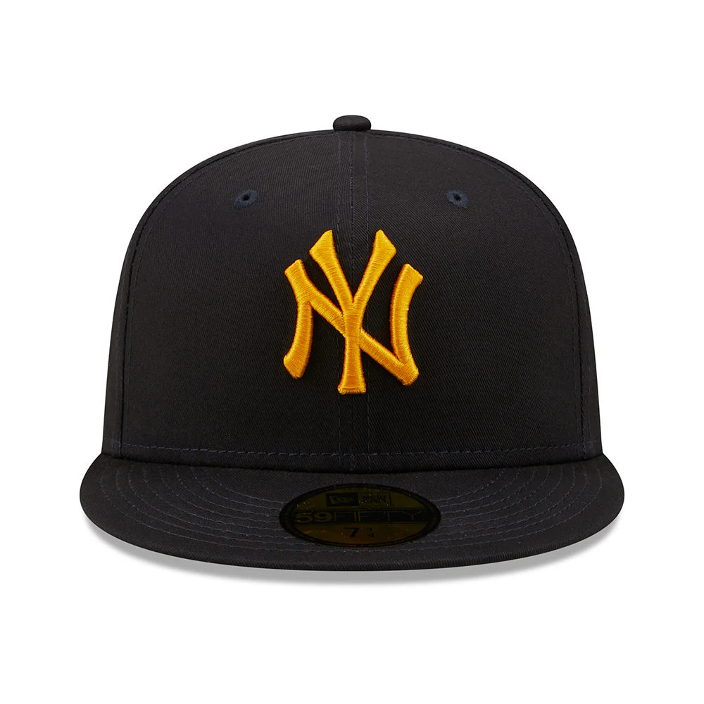 New Era 59FIFTY New York Yankees Baseball Cap - MLB League Essential - Marineblau-Gold - Image 2