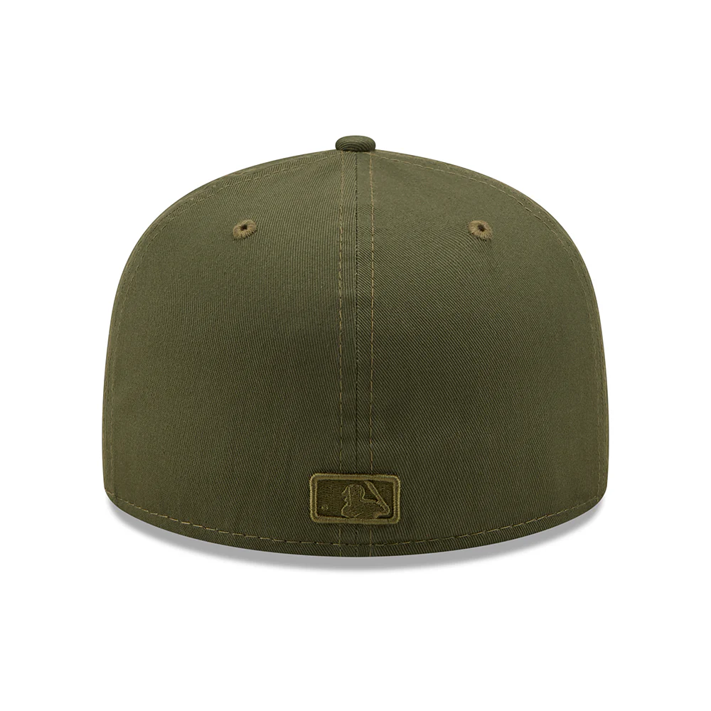 New Era 59FIFTY New York Yankees Baseball Cap - MLB League Essential - Olivgrün-Steingrau - Image 3