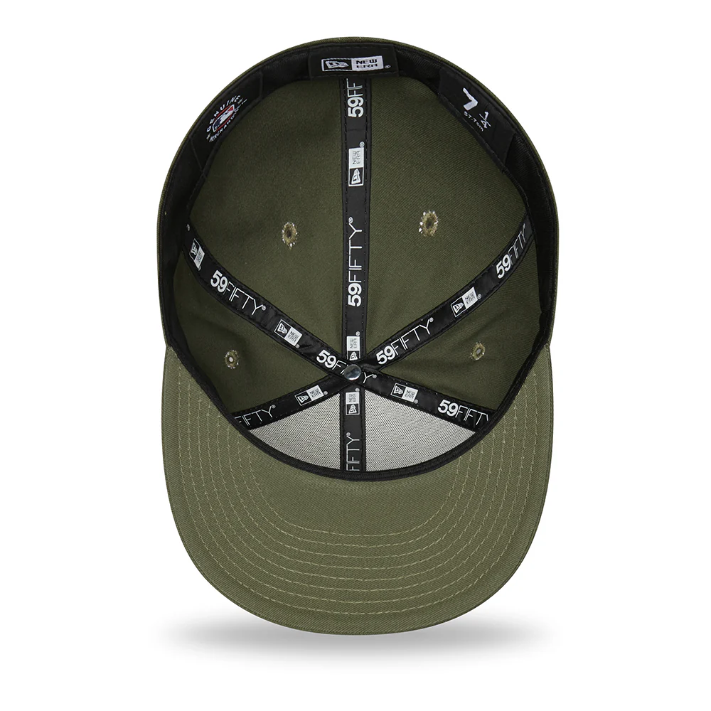 New Era 59FIFTY New York Yankees Baseball Cap - MLB League Essential - Olivgrün-Steingrau - Image 4