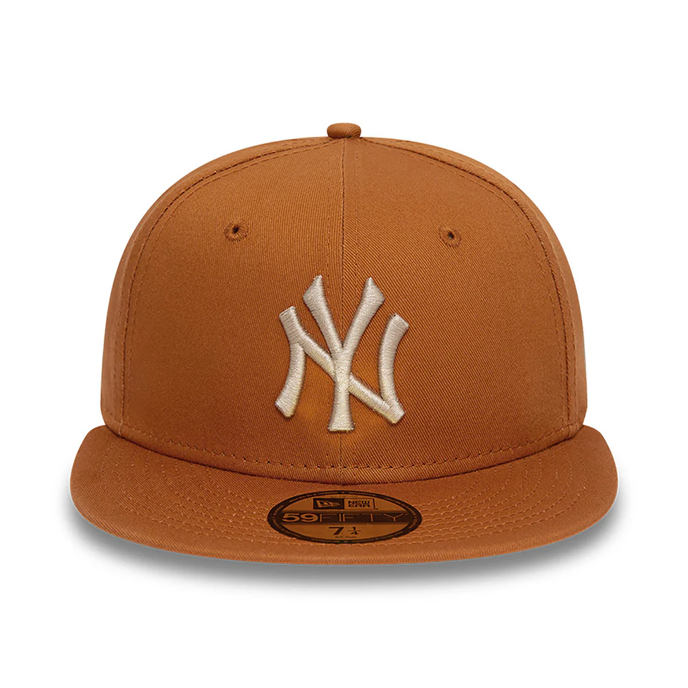 New Era 59FIFTY New York Yankees Baseball Cap - MLB League Essential - Toffee-Steingrau - Image 2
