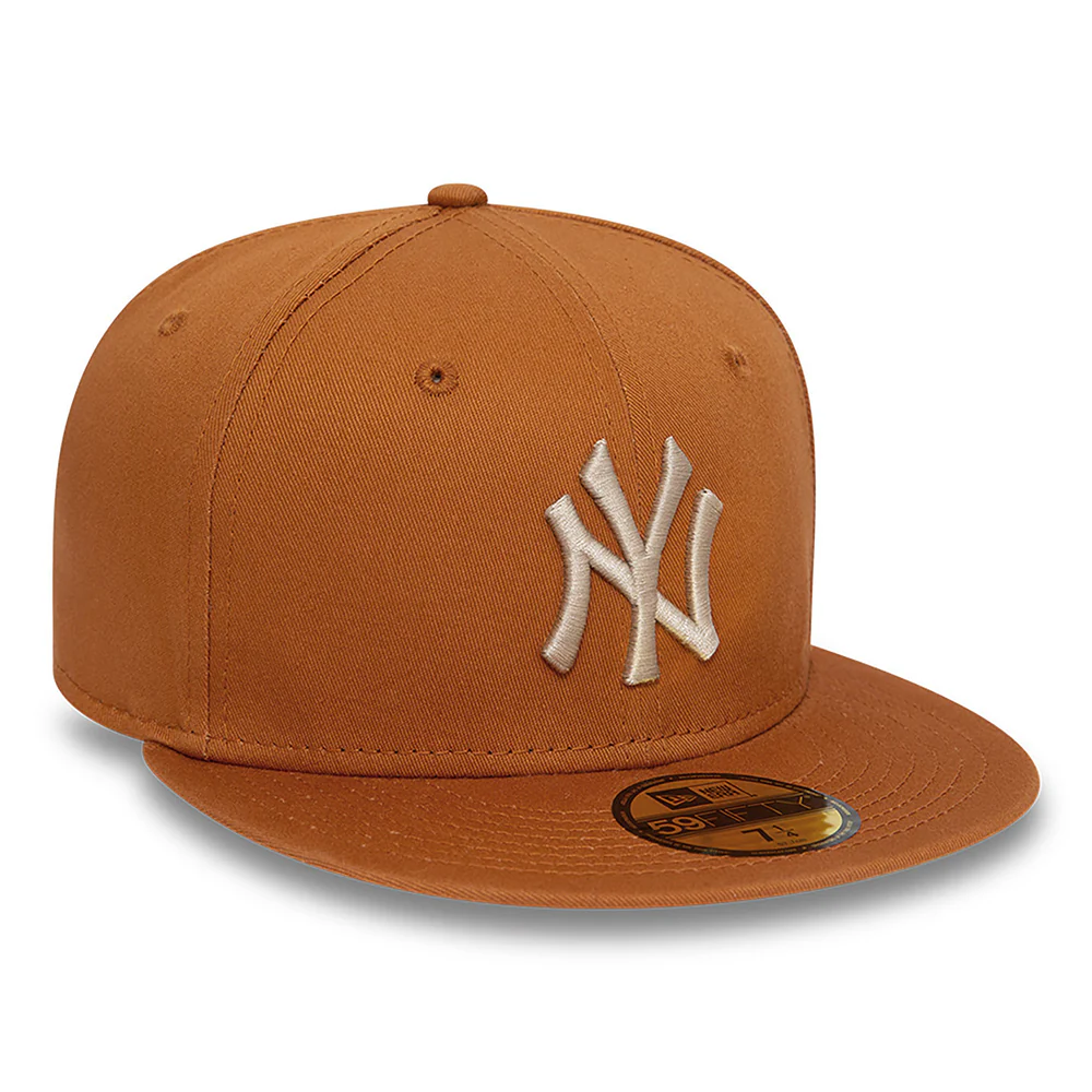 New Era 59FIFTY New York Yankees Baseball Cap - MLB League Essential - Toffee-Steingrau - Image 3