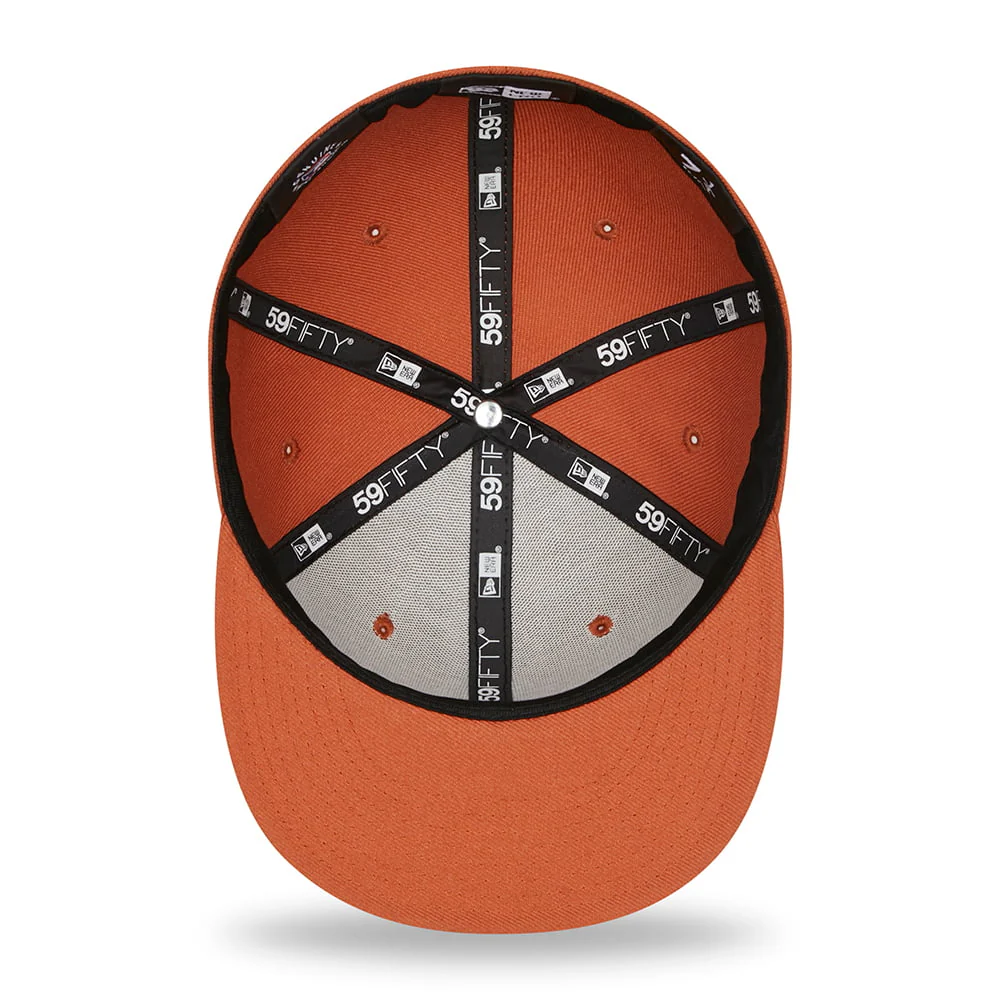 New Era 59FIFTY New York Yankees Baseball Cap - MLB League Essential - Verbranntes Orange-Braun - Image 4