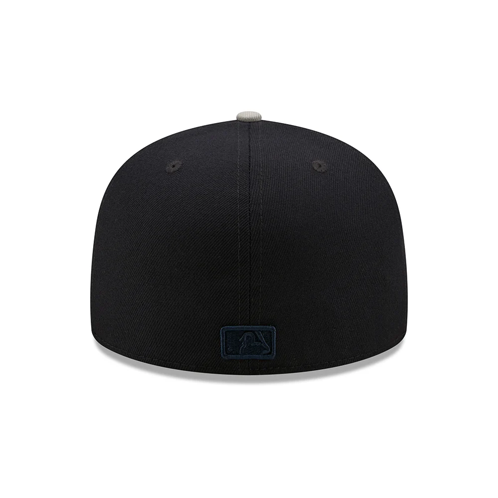 New Era 59FIFTY New York Yankees Baseball Cap - MLB Side Patch - Marineblau-Grau - Image 4
