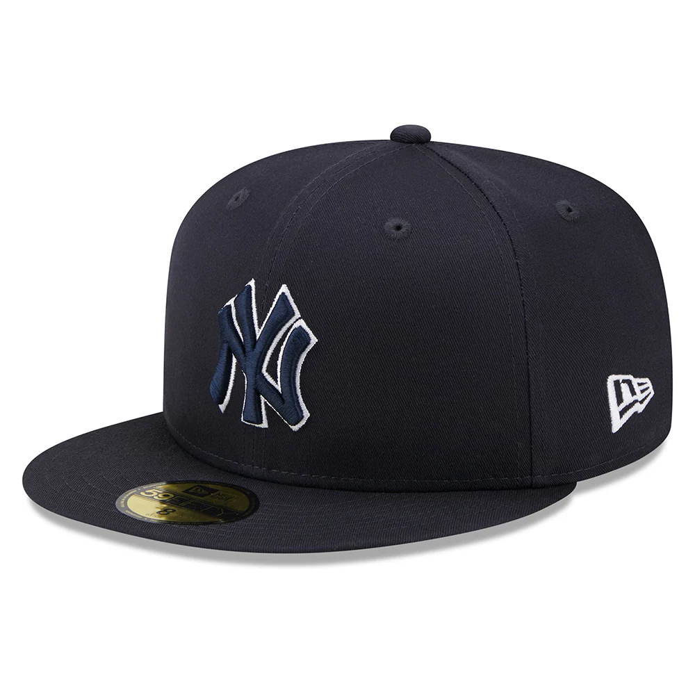 New Era 59FIFTY New York Yankees Baseball Cap - MLB Team Outline - Marineblau-Weiß