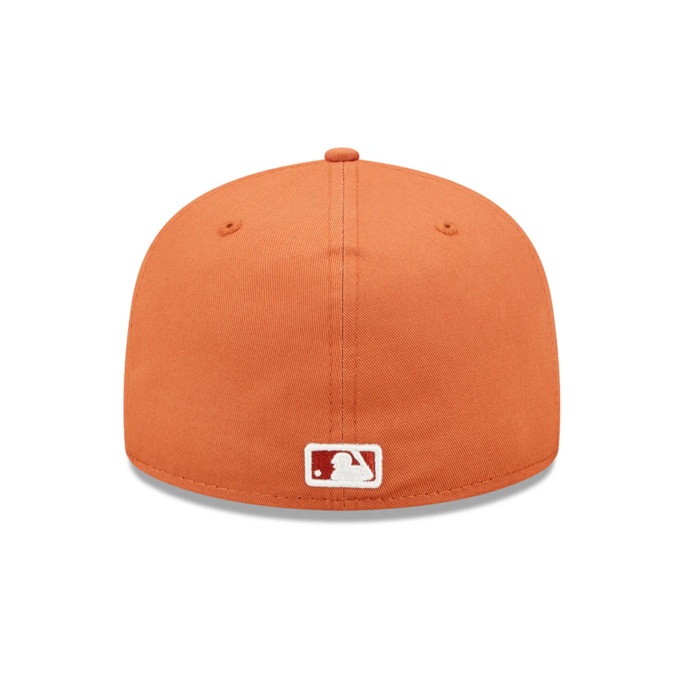 New Era 59FIFTY New York Yankees Baseball Cap - MLB Team Outline - Orange - Image 4