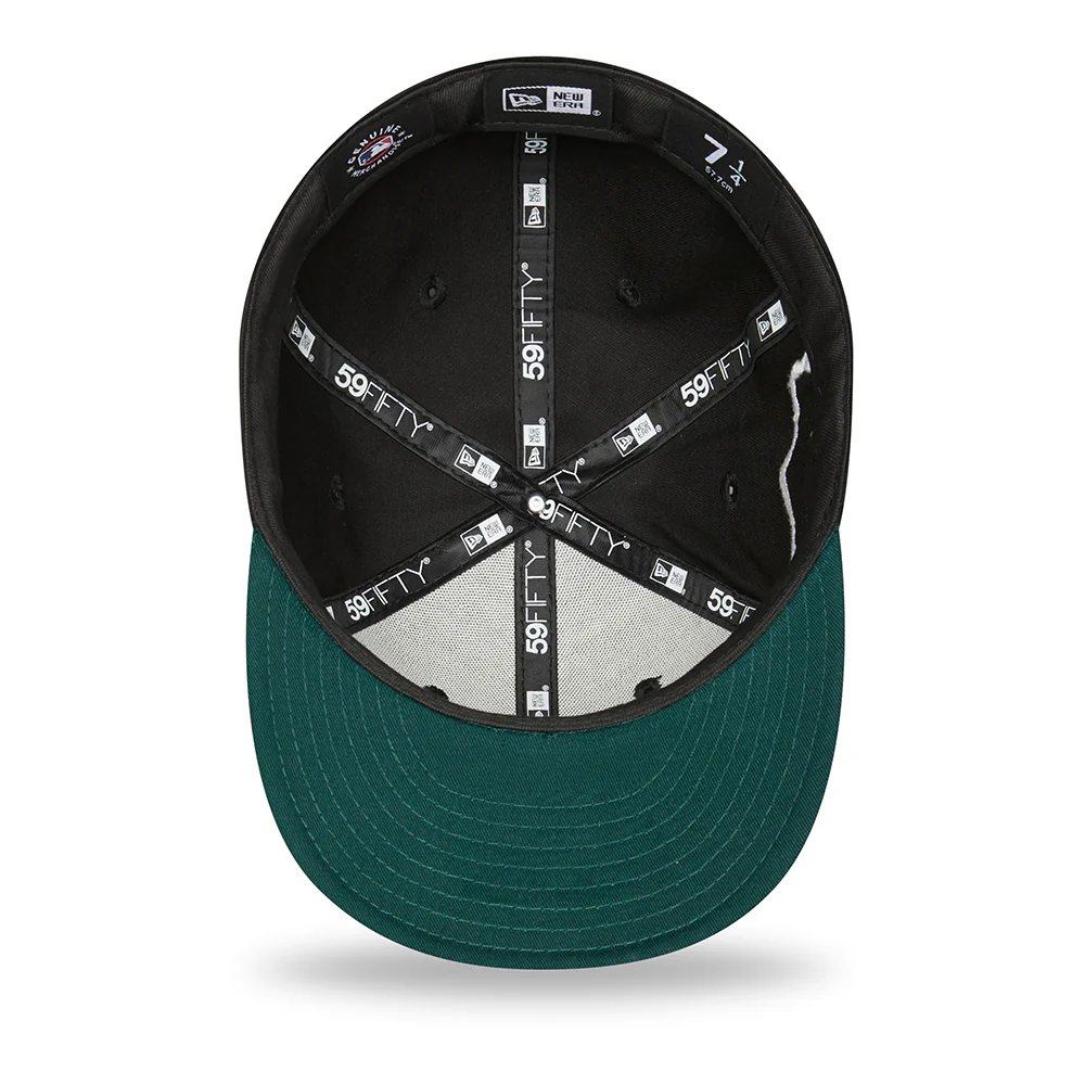 New Era 59FIFTY Oakland Athletics Baseball Cap - MLB World Series - Schwarz-Grün - Image 5