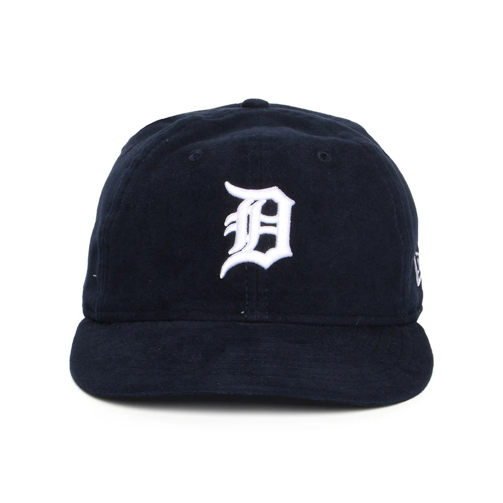 New Era 59FIFTY Retro Crown Detroit Tigers Baseball Cap - MLB Moleskin Premium - Marineblau-Weiß - Image 2