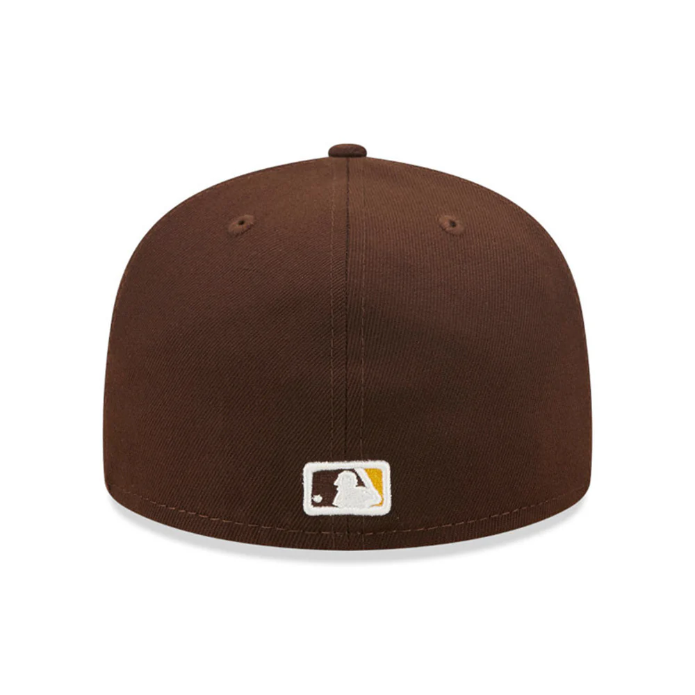 New Era 59FIFTY San Diego Padres Baseball Cap - MLB On Field AC Perf - Braun-Gold - Image 4