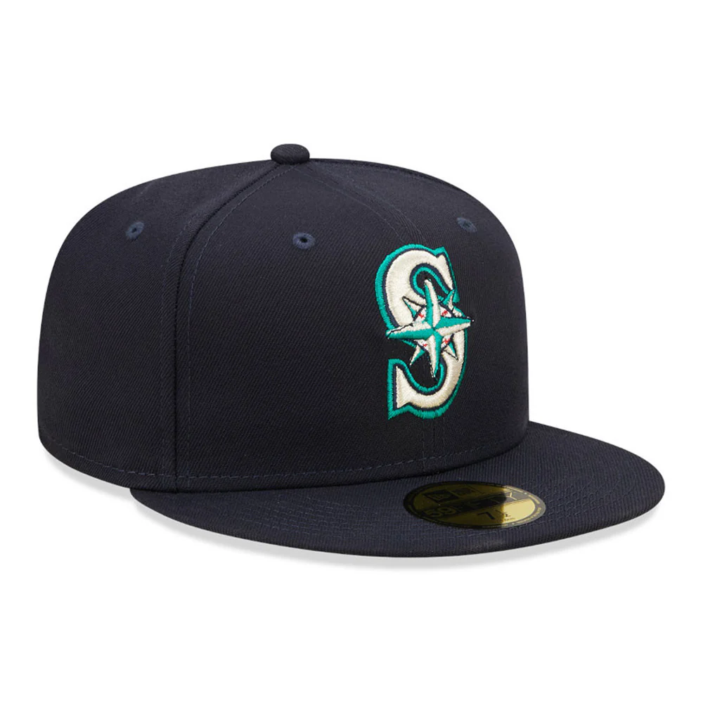 New Era 59FIFTY Seattle Mariners Baseball Cap - MLB On Field AC Perf - Marineblau - Image 3
