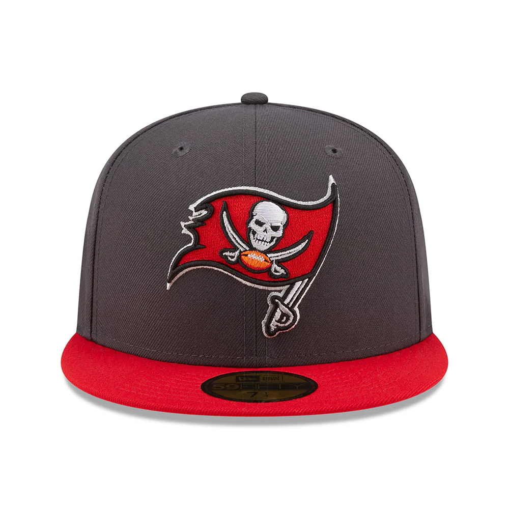 New Era 59FIFTY Tampa Bay Buccaneers Baseball Cap - NFL OTC - Graphitgrau-Rot - Image 2