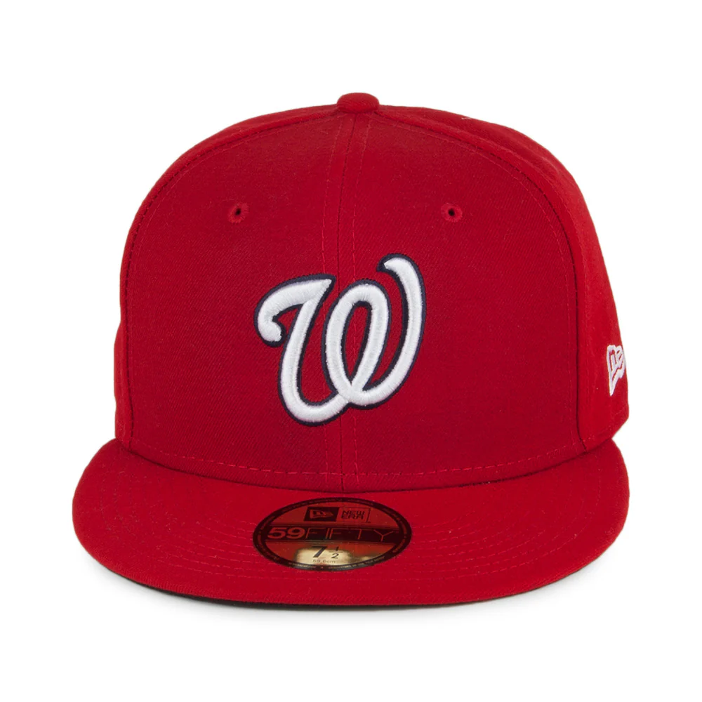 New Era 59FIFTY Washington Nationals Baseball Cap - On Field - Home - Rot - Image 2